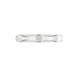 Infinito Ehering aus Platin, besetzt mit einem Diamanten. AN857694 image 2