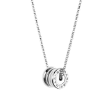 B.zero1 18 kt white gold pendant necklace with chain 360310 image 2