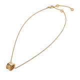 B.zero1 necklace with small round pendant, both in 18kt yellow gold. 352814 image 2