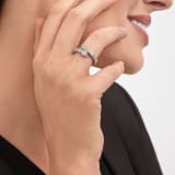 Serpenti Viper 18 kt white gold ring set with pavé diamonds. AN858111 image 3