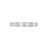 MarryMe 鉑金婚戒，鑲飾 5 顆鑽石（0.17 克拉）。 AN852593 image 3