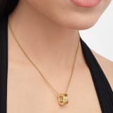 B.zero1 18kt yellow gold necklace with a small round 18kt yellow gold pendant 352814 image 2