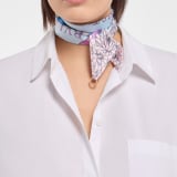 Bvlgari Alchemist shelley in fine light blue silk twill with a BVLGARI BVLGARI metal pendant. Made of 100% silk. 246511 image 1