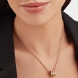 Serpenti Viper pendant necklace in 18 kt rose gold set with pavé diamonds 357795 image 4