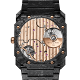 Octo Finissimo CarbonGold Automatic watch in carbon with mechanical manufacture ultra-thin movement, automatic winding, carbon dial, rose gold hands and indexes. Water-resistant up to 100 metres 103779 image 4