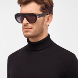 Serpenti Forever pilot acetate sunglasses with enamelled snakehead embellishment 904377 image 2