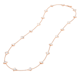 Divas' Dream 18 kt rose gold sautoir set with white mother-of-pearl elements 362779 image 2