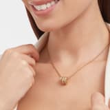 Serpenti Viper 18 kt yellow gold pendant necklace set with pavé diamonds 357936 image 4