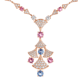 DIVAS’ DREAM Halskette aus 18 Karat Roségold mit runden Diamanten im Brillantschliff (3,06 Karat), Spinellen im Brillantschliff (4,04 Karat) und Diamant-Pavé (3,63 Karat) 357942 image 3