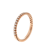 細いサイズのローマ アモール。ドゥミトゥール ラウンドブリリアントカット・ダイヤモンドをあしらった18Kピンクゴールド製。 AN857561 image 1