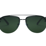 Солнцезащитные очки Bvlgari Bvlgari в металлической оправе формы «авиатор» с двойным мостом. 904044 image 2