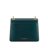 Serpenti Forever Day-to-Night small shoulder bag in light amethyst pure karung with light amethyst nappa leather lining. Captivating snakehead magnetic closure in gold-plated brass embellished with light amethyst enamel and gold-plated brass scales, and black onyx eyes. SEA-001-1281S-KAR image 2