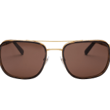 Bvlgari Bvlgari metal double bridge rectangular sunglasses. 904083 image 2