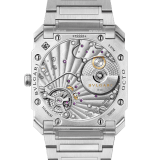 Octo Finissimo Automatic watch with satin-polished titanium case and bracelet, extra-thin mechanical manufacture movement, automatic winding, small seconds and opaline titanium dial. Water-resistant up to 30 metres. 104351 image 4