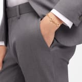 Bvlgari Bvlgari 18K 玫瑰金鏤空項鍊,環形元素鋪滿密鑲鑽石。 BR858775 image 4