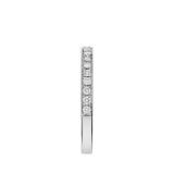Dedicata a Venezia Ehering aus Platin, halbseitig besetzt mit runden Diamanten im Brillantschliff AN857560 image 3