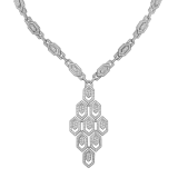 Serpenti Collier aus 18 Karat Weißgold mit Diamant-Pavé 353843 image 1