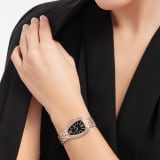 Serpenti Seduttori 腕錶，精鋼錶殼，18K 玫瑰金錶圈鑲飾 38 顆圓形明亮型切割鑽石，黑色漆面錶盤，精鋼和 18K 玫瑰金錶帶，折疊式錶扣。防水深度 30 公尺。 103951 image 2