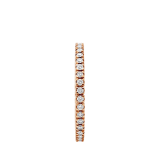 Schmaler Eternity Band Ring aus 18 Karat Roségold mit runden Diamanten im Brillantschliff AN856428 image 2