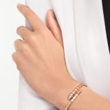 Serpenti Viper 18 kt rose gold bracelet set with demi-pavé diamonds BR858812 image 2