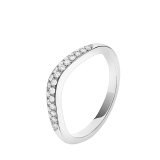 Fedi platinum Wedding Band set with pavé diamonds. AN856079 image 1