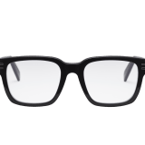 B.zero1 geometric acetate glasses with iconic decor and blue light filter lenses 904306 image 2