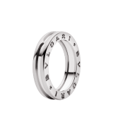 B.zero1 one-band ring in 18 kt white gold B-zero1-1-bands-AN852423 image 1
