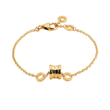 Composé d'une chaîne souple en or jaune et de l'emblématique spirale sous forme de pendentif tendance, le bracelet B.zero1 révèle l'esprit contemporain de son design polyvalent et original. BR853667 image 1