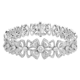 Fiorever Armband aus 18 Karat Weißgold mit 20 runden Diamanten im Brillantschliff und Diamant-Pavé BR858758 image 1