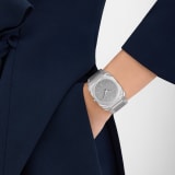 Octo Finissimo Automatic watch with satin-polished titanium case and bracelet, extra-thin mechanical manufacture movement, automatic winding, small seconds and opaline titanium dial. Water-resistant up to 30 metres. 104351 image 3