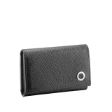 BVLGARI BVLGARI double keyhoder in black grain calf leather. Detachable car keyholder in palladium plated brass. BBM-DOUBLE-KEYHOLDa image 1