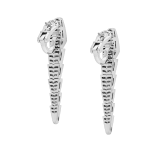 Serpenti Viper 耳环，18K白金材质，饰以全密镶钻石。 348320 image 3