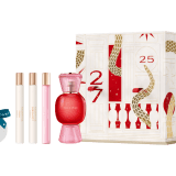 Immergiti nell’incanto delle festività natalizie e celebra la magia del dono con il calendario dell'avvento Allegra, contenente 7 regali speciali: una Eau de Parfum Bvlgari Allegra Baciami da 50 ml, una Eau de Parfum Bvlgari Allegra Fiori d’amore da 50 ml, una crema mani Bvlgari Allegra Baciami da 40 ml, una Eau de Parfum Bvlgari Allegra Insieme da 10 ml, un'essenza Bvlgari Allegra Magnifying Musk da 10 ml, un'essenza Bvlgari Allegra Magnifying Bergamot da 10 ml e un trio di ceramiche profumabili. 42700 image 2