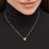 Serpenti Viper 18 kt yellow gold mini pendant necklace 362421 image 1