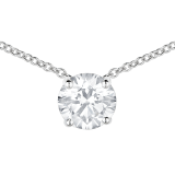 라운드 브릴리언트 컷 다이아몬드가 셋팅된 로마 아모르 화이트 골드 펜던트. 0.30 캐럿부터 출시. 358875 image 3