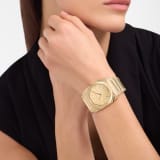 Octo Finissimo Automatic watch in satin-polished 18 kt yellow gold case and bracelet with extra thin mechanical manufacture movement, automatic winding, small seconds and 18 kt yellow gold dial. Water-resistant up to 30 metres. 104120 image 1