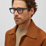 B.zero1 geometric acetate glasses with iconic decor and blue light filter lenses 904306 image 1