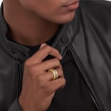 B.zero1 Gold & Steel two-band ring in 18 kt yellow gold and stainless steel AN860829 image 2