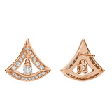 DIVAS' DREAM Ohrring aus 18 Karat Roségold mit runden Diamanten im Brillantschliff und Diamant-Pavé 356450 image 3