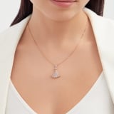 Divas' Dream 18K 玫瑰金墜鍊,鑲飾 1 顆圓形明亮型切割鑽石(0.10 克拉)和密鑲鑽石(0.83 克拉)。 358121 image 2