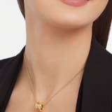 B.zero1 18kt yellow gold necklace with a small round 18kt yellow gold pendant 352814 image 4