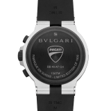 Bulgari Aluminium Ducati Special Edition watch with mechanical manufacture movement, automatic winding, chronograph, 40 mm aluminium case, black rubber bezel with BVLGARI BVLGARI engraving, red dial and black rubber bracelet. Water-resistant up to 100 metres. Special Edition limited to 1.000 pieces. 103701 image 2