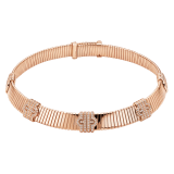 Bvlgari Tubogas 項鍊,18K 玫瑰金材質,飾以密鑲鑽石。 361525 image 1