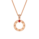 BVLGARI BVLGARI 18 kt rose gold pendant necklace set with a ruby. Lunar New Year Special Edition 361202 image 1