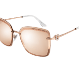 نظارات شمسية بولغري بولغري "أون مي" معدنية مربعة . 904054 image 1