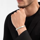 Bvlgari Tubogas Gold & Steel Edelstahlarmband, besetzt mit Nieten aus 18 Karat Gelbgold BR860869 image 2