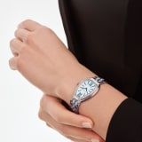 Serpenti Seduttori watch with 18 kt white gold case and bracelet both set with diamonds, and silver opaline dial 103947 image 1