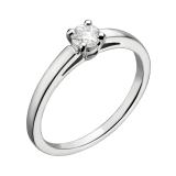 Griffe solitaire ring in platinum with round brilliant cut diamond. Available from 0.30 ct. A classic setting that allows the beauty and the pureness of the solitaire diamond to assert itself. 327795 image 1