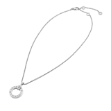 BVLGARI BVLGARI necklace with 18 kt white gold chain and 18 kt white gold pendant set with a diamond 342074 image 2