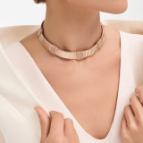Bvlgari Tubogas 項鍊,18K 玫瑰金材質,飾以密鑲鑽石。 361525 image 1